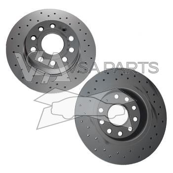 Kotouč brzdový zadní (pár) 272x10 - 5Q0615601D - Zimmermann SPORT
