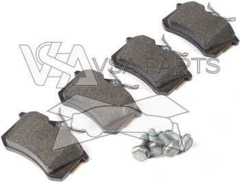 Brzdové destičky zadní 255x10