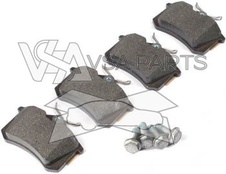 Brzdové destičky zadní 255x10