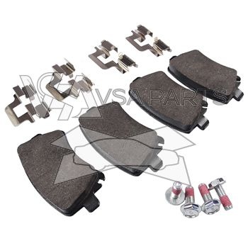 Brzdové destičky zadní