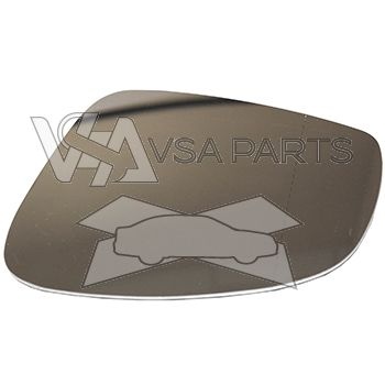 Sklo zrcátka L vyhřívané