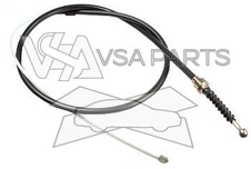 Lano ruční brzdy 1645mm kotouč