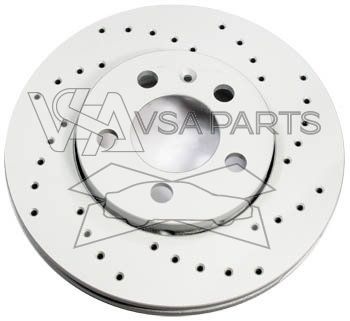 Kotouč brzdový (PÁR) 256X22 - 6R0615301C - Zimmermann SPORT