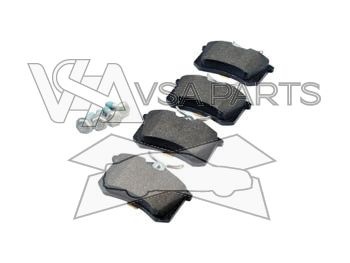 Brzdové destičky zadní