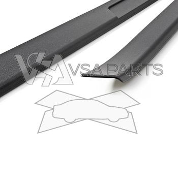 Prahové lišty černé OCT